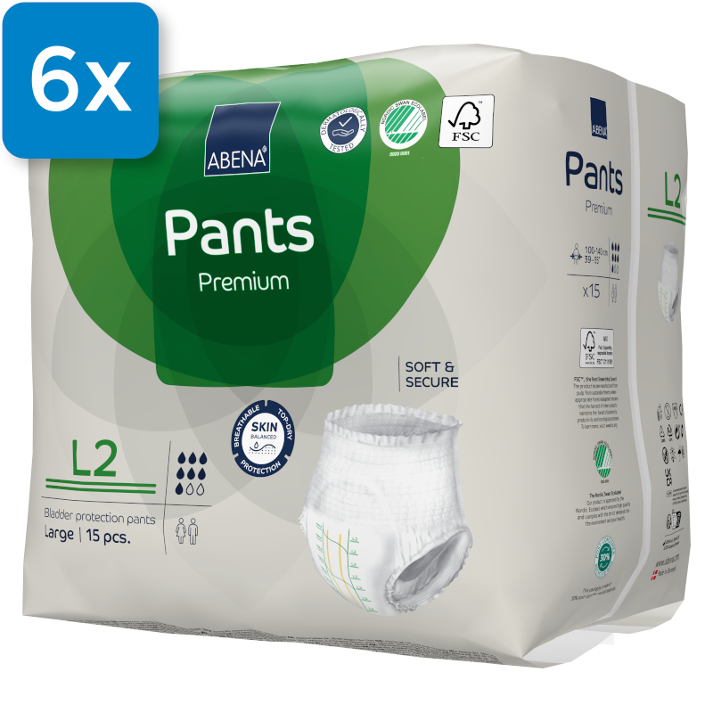 Abena Pants Premium L2 - (6 x 15 Stück)